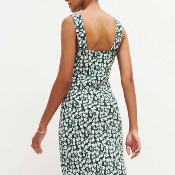 ✨ EUC Reformation Calvine Dress - Cilantro - Picture 3 of 8